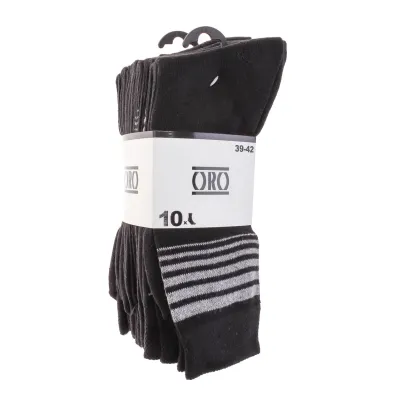 Носки Oro Mi Chaussette 10-pack 39-42 black 93027755-1 - 1 - Robinzon.ua