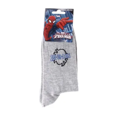 Носки Marvel Spider-Man Spiderman Logo 1-pack 39-42 light gray 93152362-3 - 1 - Robinzon.ua