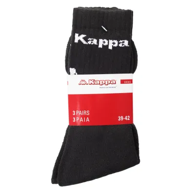 Носки Kappa Socks Logo Saboya 3-pack 35-38 black 304MT00-901 - 1 - Robinzon.ua