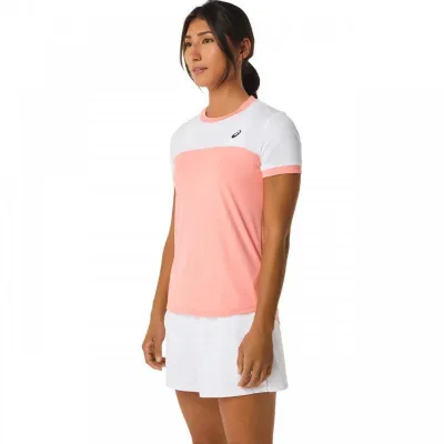 Женская Футболка Asics COURT SS TOP Коралловый M (2042A262-701 M) - 2 - Robinzon.ua