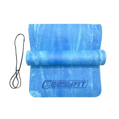Килимок для йоги та фітнеса EasyFit PER Premium Mat 8 мм Синій - 1 Килимок для йоги та фітнеса EasyFit PER Premium Mat 8 мм Синій - 1 - Robinzon.ua