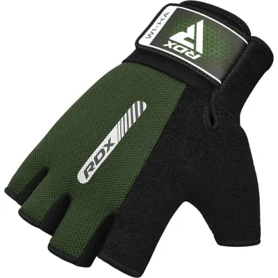 Перчатки для фитнеса RDX W1 Half Army Green M - 3 - Robinzon.ua