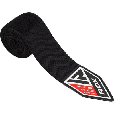 Бинти для боксу RDX WX Professional Boxing Hand Wraps Black (4.5м.) - 2 - Robinzon.ua