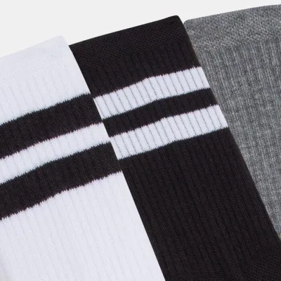 Чоловічі Шкарпетки UA Essential 6pk Crew Білий, Сірий, Чорний L (1387058-101 L) - 1 - Robinzon.ua