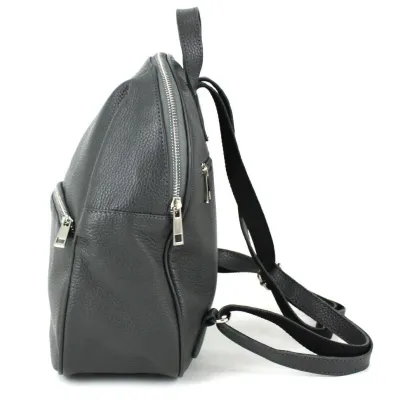 Кожаный женский рюкзак Borsacomoda серый 9 л - 4 Кожаный женский рюкзак Borsacomoda серый 9 л - 4 - Robinzon.ua