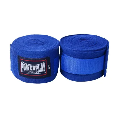 Бинты для бокса PowerPlay 3047 Синие Lycra (спандекс) (3м) - 2 - Robinzon.ua