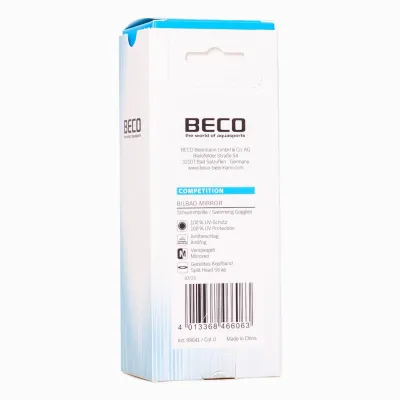 Очки для плавания Beco Bilbao Mirror Черный Красный - 2 - Robinzon.ua