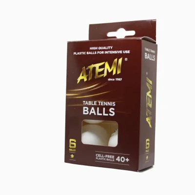 Мячики для настольного тенниса Atemi 1* 6 шт 40+ Белый - 1 Мячики для настольного тенниса Atemi 1* 6 шт 40+ Белый - 1 - Robinzon.ua