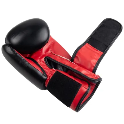 Боксерские перчатки PowerPlay 3004 Classic Черно-Красные 12 унций - 5 - Robinzon.ua
