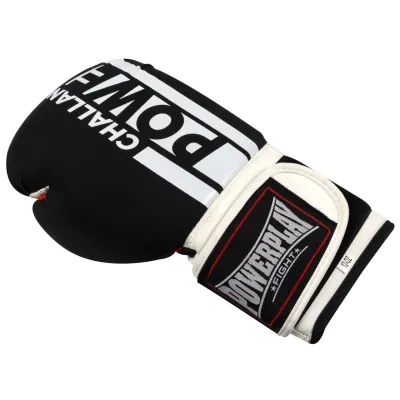 Боксерские перчатки PowerPlay 3086 Matt Challenger Черно-Белые 14 унций - 3 - Robinzon.ua