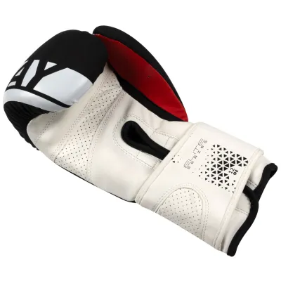 Боксерские перчатки PowerPlay 3086 Matt Challenger Черно-Белые 14 унций - 4 - Robinzon.ua