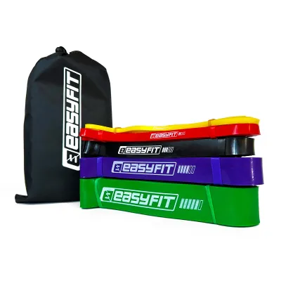 Гумові петлі EasyFit: набір 1-65 кг (5 шт) - 1 - Robinzon.ua