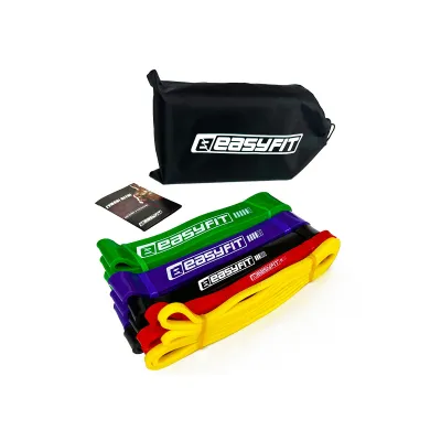 Гумові петлі EasyFit: набір 1-65 кг (5 шт) - 5 - Robinzon.ua