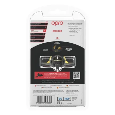 Капа OPRO Gold Braces под брекеты взрослая (возраст 11+) Blackl/Gold (art.102506001) - 2 Капа OPRO Gold Braces под брекеты взрослая (возраст 11+) Blackl/Gold (art.102506001) - 2 - Robinzon.ua