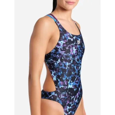 Купальник закритий для женщин Arena ROCKIN SWIMSUIT SWIM TECH MULT фиолетовый 36 008159-889 36 - 2 - Robinzon.ua