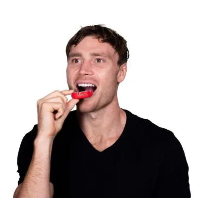 Капа OPRO Gold взрослая (возраст 11+) Red/Pearl (art.102504004) - 3 Капа OPRO Gold взрослая (возраст 11+) Red/Pearl (art.102504004) - 3 - Robinzon.ua