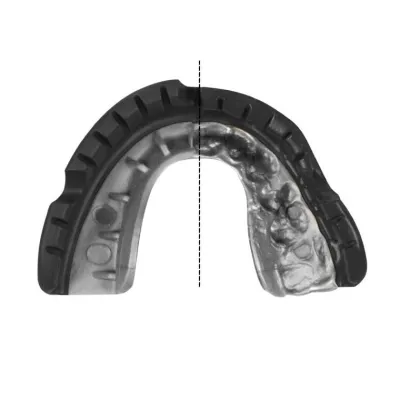 Капа OPRO Gold Braces под брекеты взрослая (возраст 11+) Blackl/Silver (art.102518001) - 2 Капа OPRO Gold Braces под брекеты взрослая (возраст 11+) Blackl/Silver (art.102518001) - 2 - Robinzon.ua
