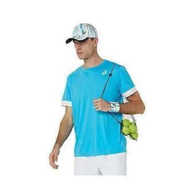 Мужская Футболка Asics COURT SS TOP Голубой XL (2041A255-418 XL) - 2 - Robinzon.ua