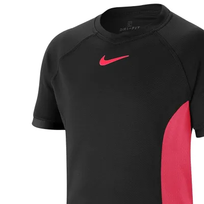 Дитяча Футболка Nike boy Dry SS top Чорний Рожевий 128-137 (CD6131-011 128-137) - 2 Дитяча Футболка Nike boy Dry SS top Чорний Рожевий 128-137 (CD6131-011 128-137) - 2 - Robinzon.ua