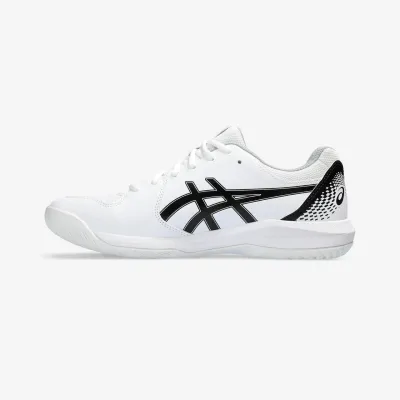 Мужские кроссовки для сквоша Asics Gel-Dedicate 8 all court Белый Черный 42.5 (1041A408-101 42.5) - 1 - Robinzon.ua