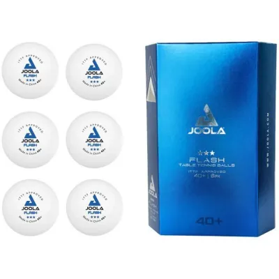 Мячики для настольного тенниса Joola Flash 40+ 6 шт Белый (930941) - 1 - Robinzon.ua