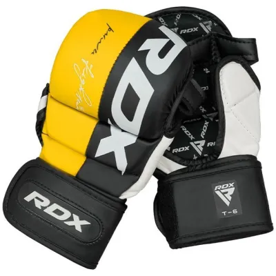 Рукавиці для ММА RDX T6 Plus Rex Yellow XL (капа в комплекті) - 2 - Robinzon.ua