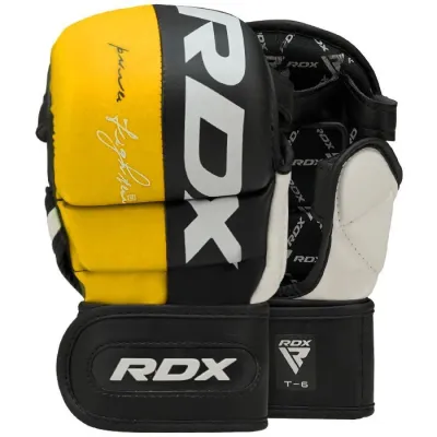 Рукавиці для ММА RDX T6 Plus Rex Yellow XL (капа в комплекті) - 3 - Robinzon.ua