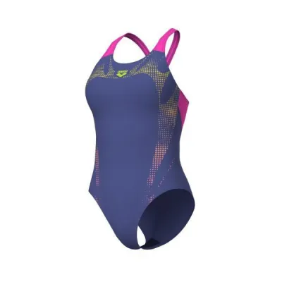 Купальник закритий для жінок Arena SPIDER WEB SWIMSUIT V BACK рожевий Жін 40 007988-890 40 - 1 - Robinzon.ua