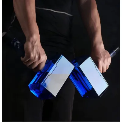 Оригинальная бутылка для воды RESTEQ в виде молота Тора. Бутылка Мьёльнир синяя - 3 - Robinzon.ua