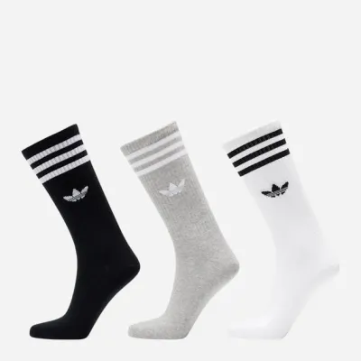Шкарпетки Adidas HIGH CREW SOCK білий, сірий, чорний Уні M (40-42) IU2653 40-42 - 1 - Robinzon.ua