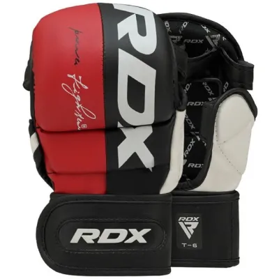 Рукавиці для ММА (Греплінгові рукавички) RDX T6 Plus Rex Red XL (капа у комплекті) - 2 - Robinzon.ua