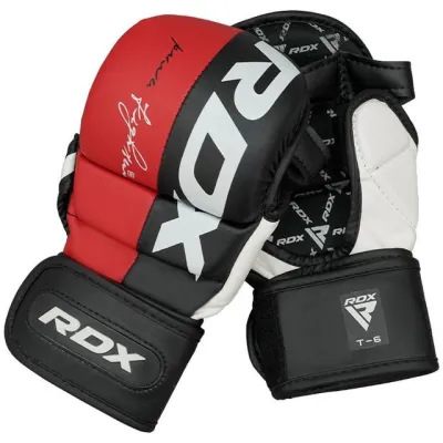 Рукавиці для ММА (Греплінгові рукавички) RDX T6 Plus Rex Red XL (капа у комплекті) - 4 - Robinzon.ua
