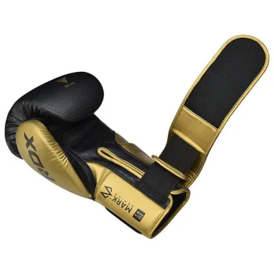 Боксерські рукавиці RDX MARK PRO SPARRING TRI LIRA 2 GOLDEN-14 унцій (капа в комплекті) - 4 - Robinzon.ua