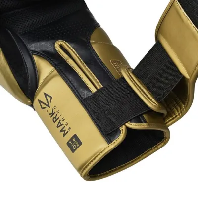 Боксерські рукавиці RDX MARK PRO SPARRING TRI LIRA 2 GOLDEN-14 унцій (капа в комплекті) - 5 - Robinzon.ua