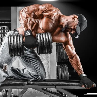 Рукавички для фітнесу RDX  W3 BLACK WITH EVA PADDING-XL - 6 - Robinzon.ua