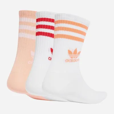 Шкарпетки Adidas CREW SOCK 3STR білий, рожевий, червоний (40-42)  JI9472 40-42 - 1 - Robinzon.ua