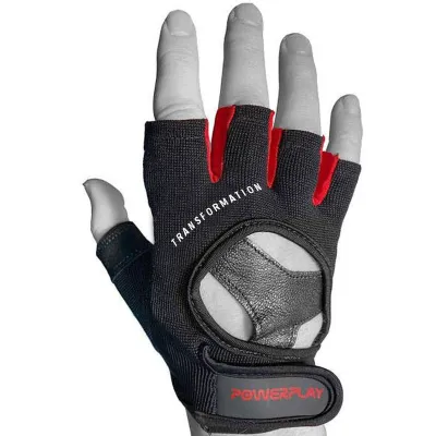 Рукавички для фітнесу PowerPlay 2222 Чорні L - 3 - Robinzon.ua