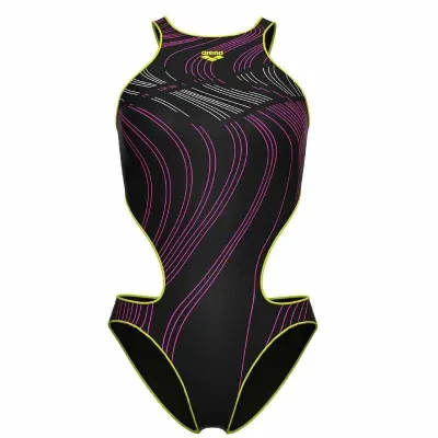 Купальник закритий для жінок Arena ONE  STREAM SWIMSUIT чорний, рожевий Жін 40 008953-560 40 - 2 - Robinzon.ua