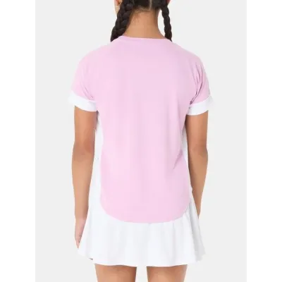 Дитяча Футболка Asics GIRLS TENNIS SS TOP Білий Рожевий 122-128 (2044A045-701 122-128) - 1 - Robinzon.ua