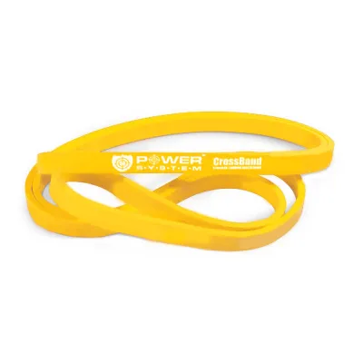 Эспандер петля (резинка для фитнеса и кроссфита) Power System PS-4051 CrossFit Level 1 Yellow (опира 4-25 кг) - 4 - Robinzon.ua