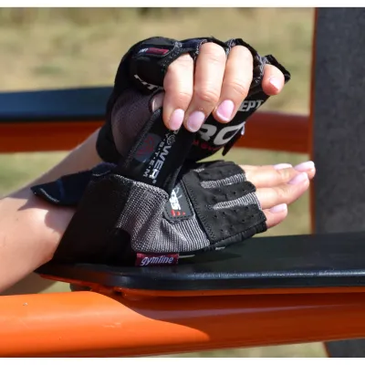 Перчатки для фитнеса и тяжелой атлетики Power System PS-2300 Fitness Grey/Black M - 5 - Robinzon.ua