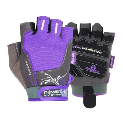 Перчатки для фитнеса и тяжелой атлетики Power System PS-2570 Woman's Power женские Purple S - 1 Перчатки для фитнеса и тяжелой атлетики Power System PS-2570 Woman's Power женские Purple S - 1 - Robinzon.ua