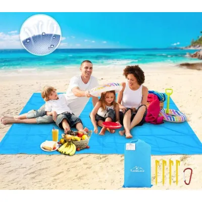 Великий кемпінговий, пляжний килимок Retoo 240х200 см ЧОРНИЙ - 4 Великий кемпінговий, пляжний килимок Retoo 240х200 см ЧОРНИЙ - 4 - Robinzon.ua