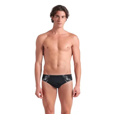 Плавки-слипы для мужчин Arena POSEIDONIA SWIM BRIEFS черный, белый Муж 80 009075-501 80 - 2 - Robinzon.ua