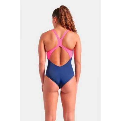 Купальник закритий для женщин Arena RIPPLES SWIMSUIT U BACK B синий Жен 44 009500-780 44 - 1 - Robinzon.ua