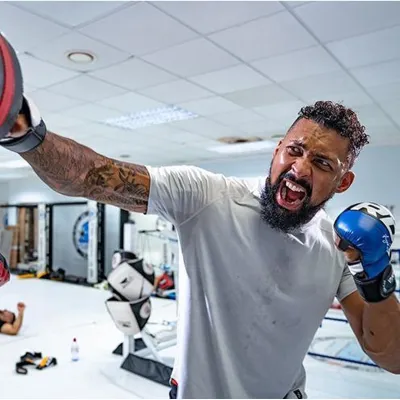 Рукавиці для ММА (Греплінгові рукавички) RDX T6 Plus Rex Blue XL (капа у комплекті) - 6 - Robinzon.ua