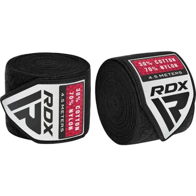 Бинти для боксу RDX RB Hand Wraps Combine 3 пари Black (4.5м.) - 3 Бинти для боксу RDX RB Hand Wraps Combine 3 пари Black (4.5м.) - 3 - Robinzon.ua
