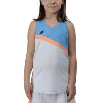 Майка дет. Babolat PLAY TANK TOP GIRL WHITE/BLITHE BLUE (6-8) 3GTF071-1095 6-8 - 1 - Robinzon.ua