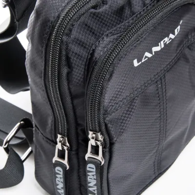 Мужская сумка Lanpad черная - 1 Мужская сумка Lanpad черная - 1 - Robinzon.ua