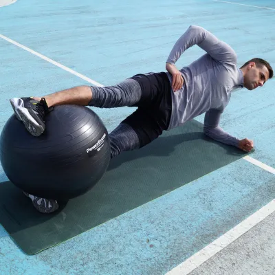 Мяч для фитнеса (фитбол) Power System PS-4013 Ø75 cm PRO Gymball Black - 3 Мяч для фитнеса (фитбол) Power System PS-4013 Ø75 cm PRO Gymball Black - 3 - Robinzon.ua